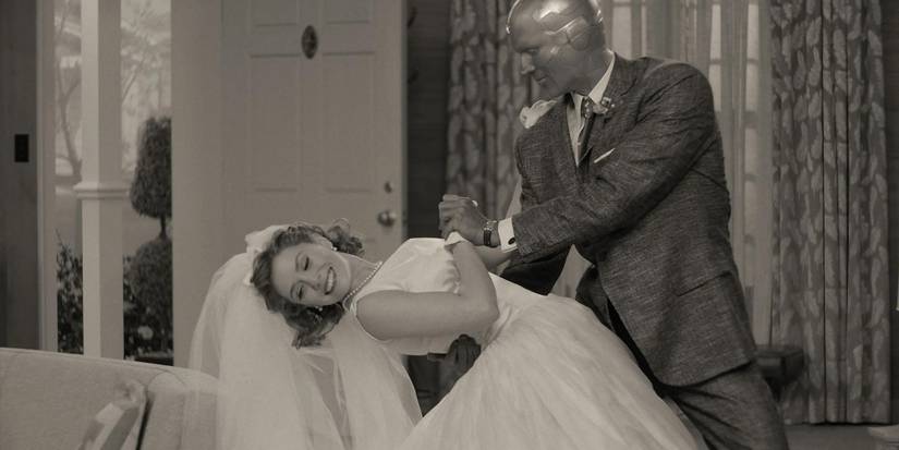 Wanda Maximoff and Vision in Wandavision