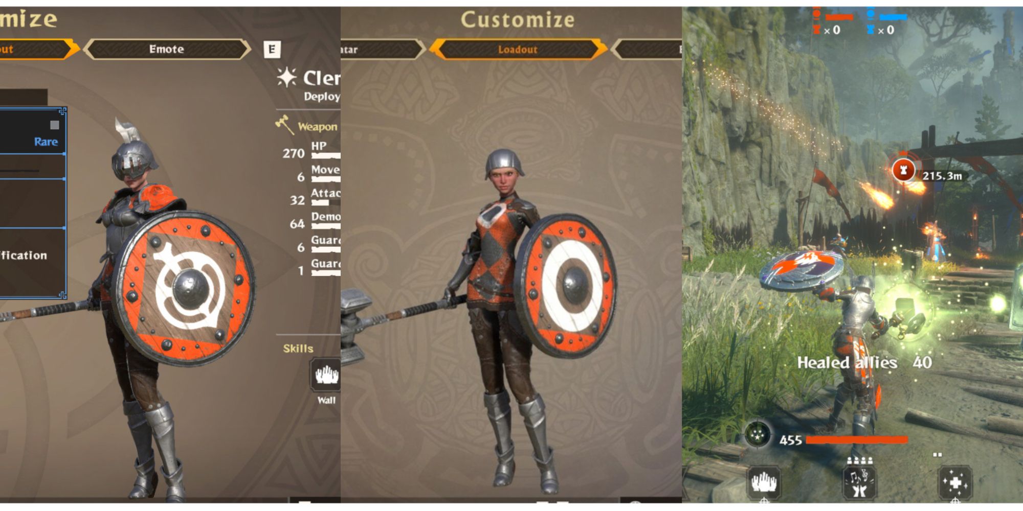 Warlander tips for creating a cleric