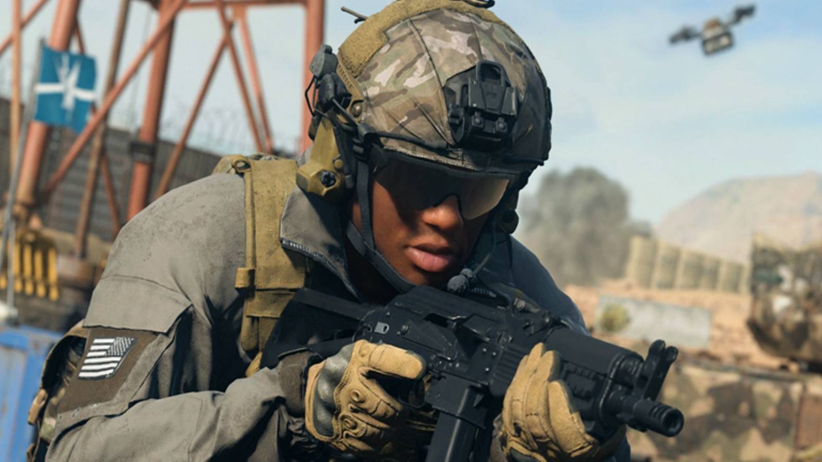 Soldier with a rifle in Call of Duty Warzone 2