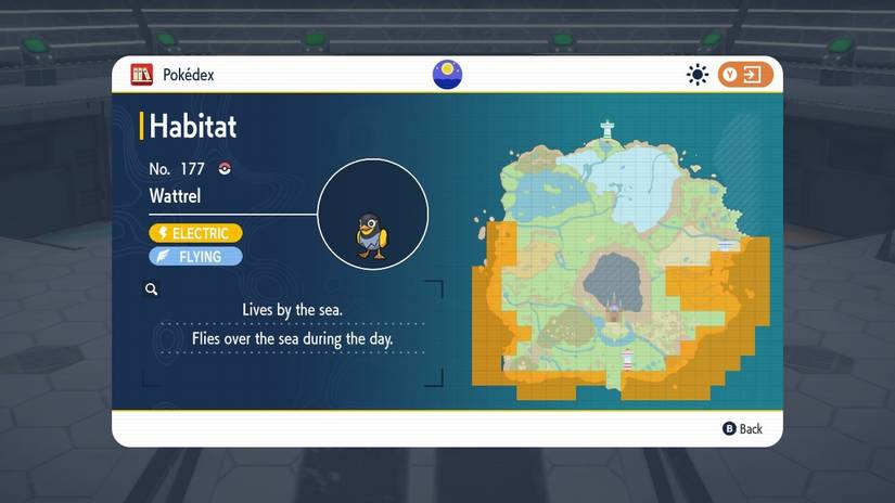 wattrel pokemon scarlet violet habitat