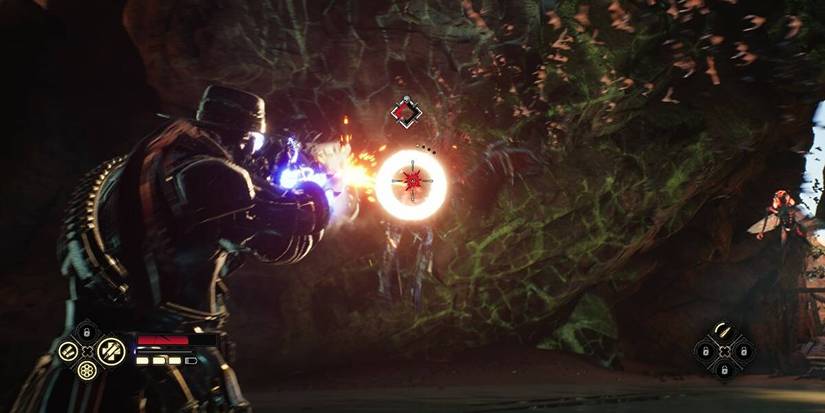 An Enemy Weak Spot in Evil West