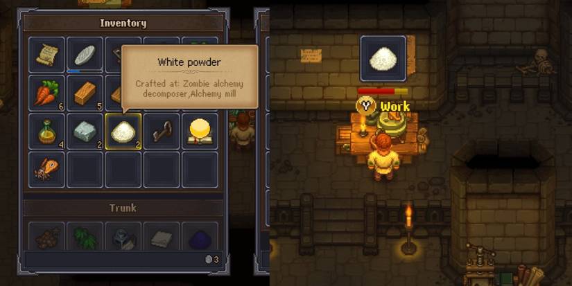 white powder graveyard keeper