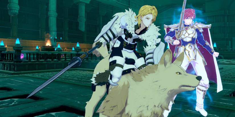 Amber as a Wolf Knight in Fire Emblem Engage