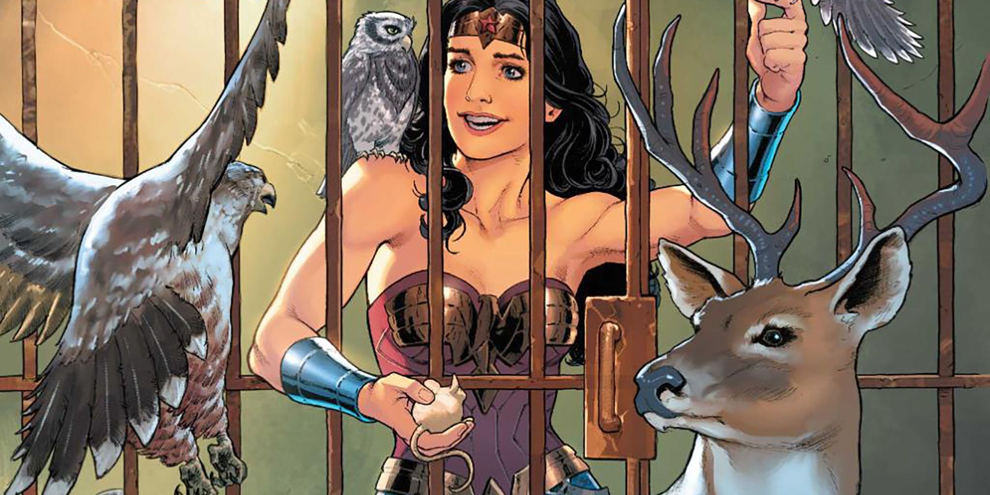 Wonder Woman Talking To Animals