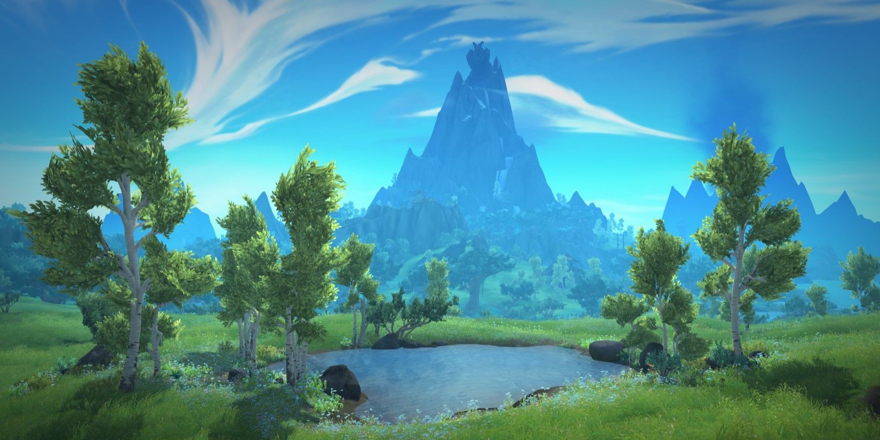 world-of-warcraft-dragonflight-ohnaran-plains-mountain