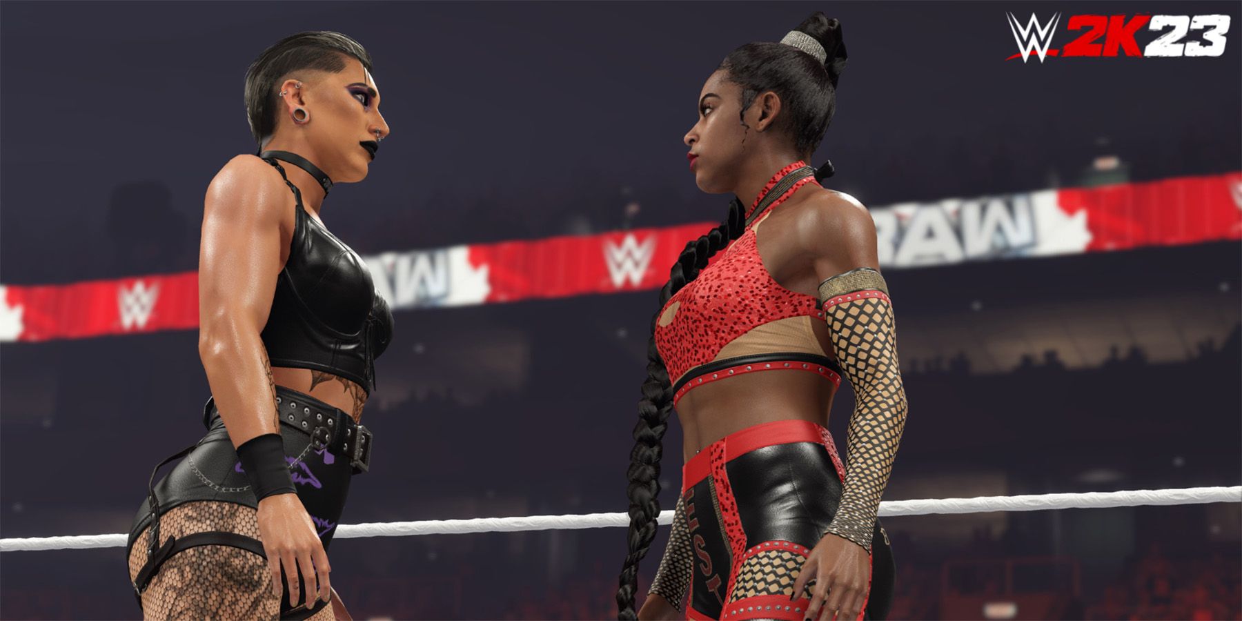 WWE 2K23 Rhea and Bianca Screenshot-1