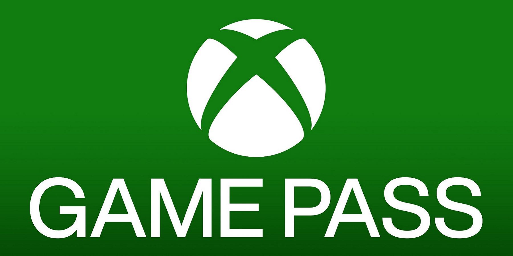 xbox game pass white letters green background