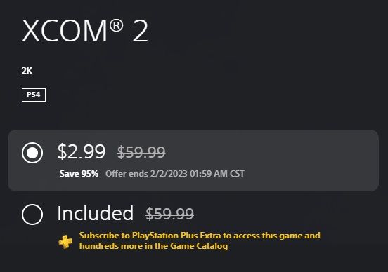 Xcom 2 best sale ps4 price