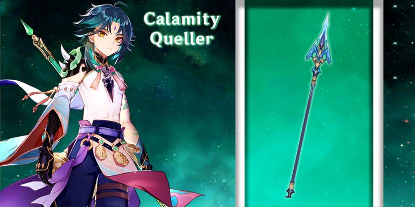 xiao using calamity queller in genshin impact