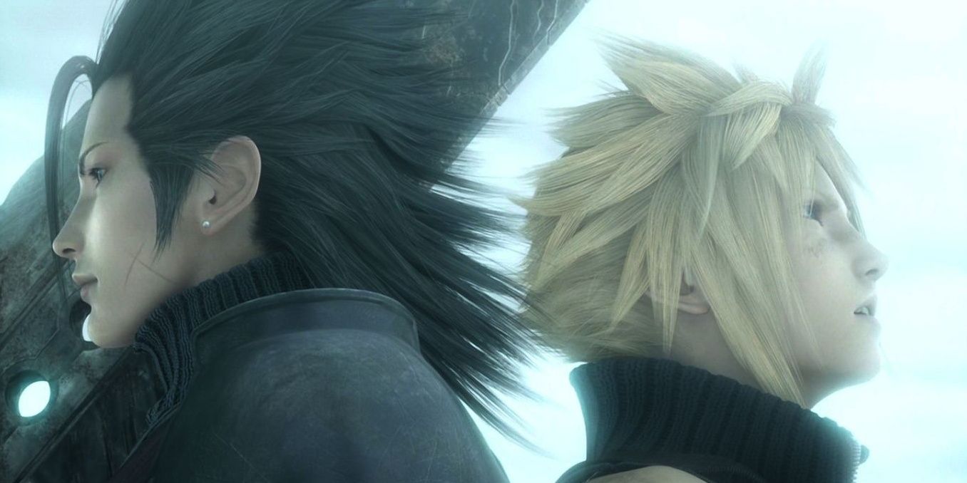 Zack and Cloud in Final Fantasy 7: Advent Children