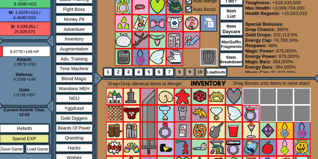 NGU Idle – 1536 Hours