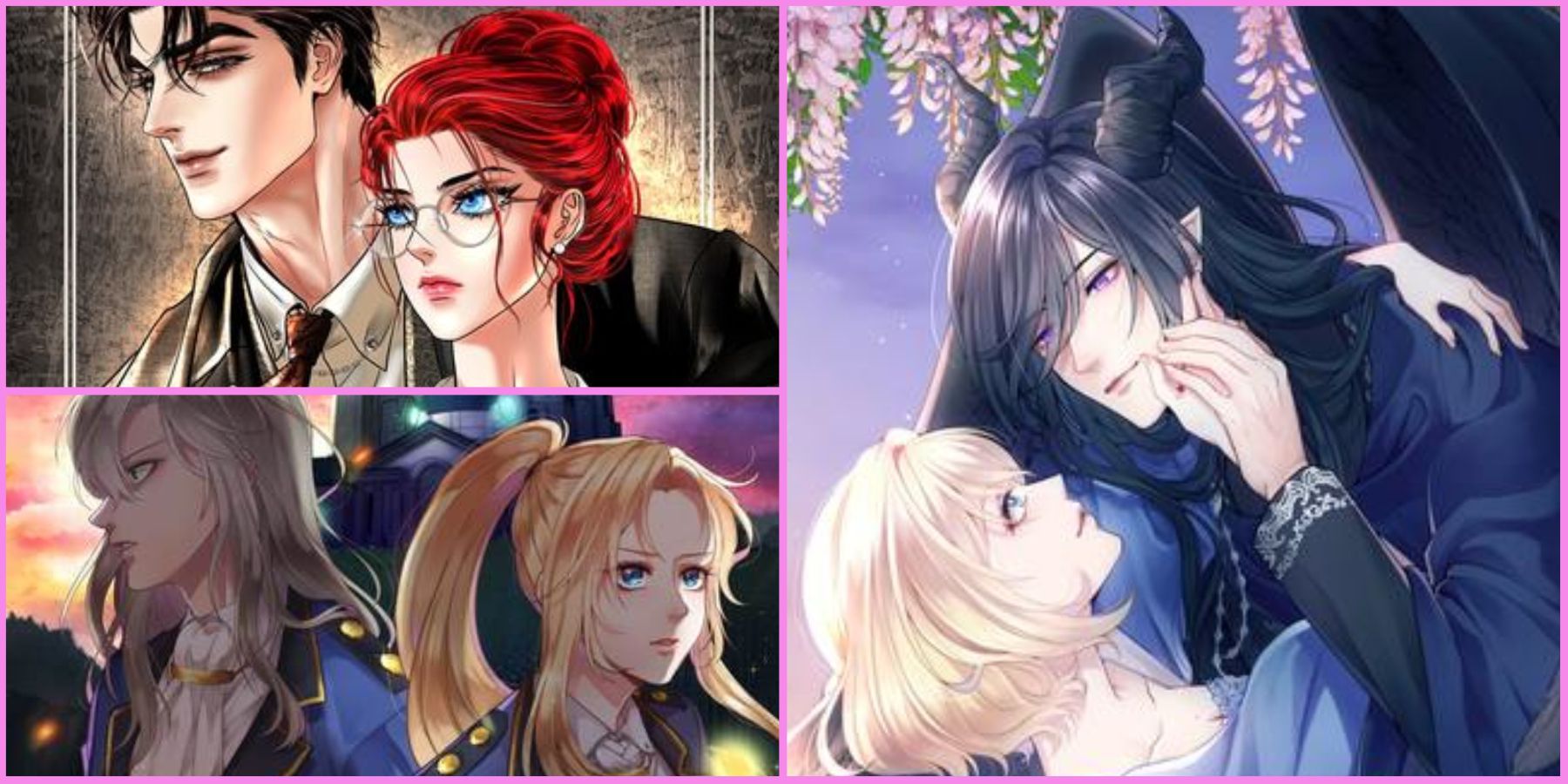 10 Best Romance Web Novels On Tapas promo Celeste Academy Save the Demon King I Made a Deal with the Devil