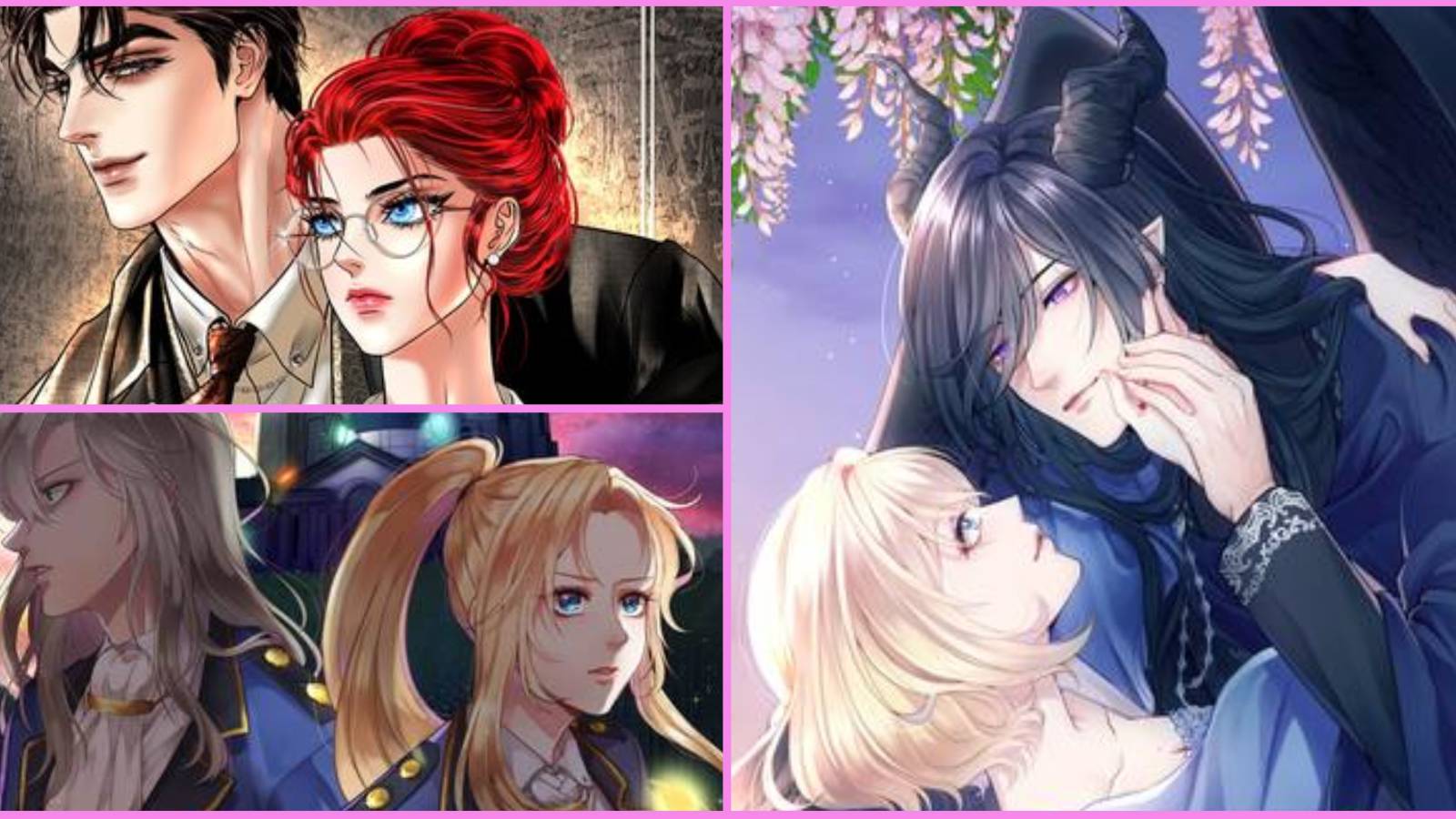 10 Best Romance Web Novels On Tapas promo Celeste Academy Save the Demon King I Made a Deal with the Devil