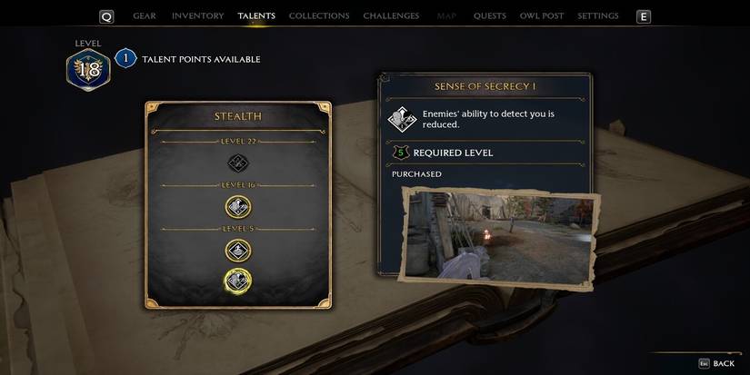 Stealth Talents Hogwarts Legacy