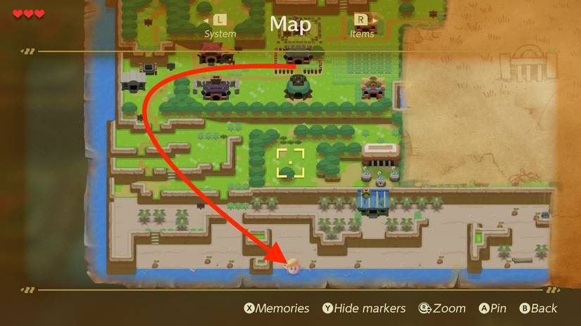sword location links awakening