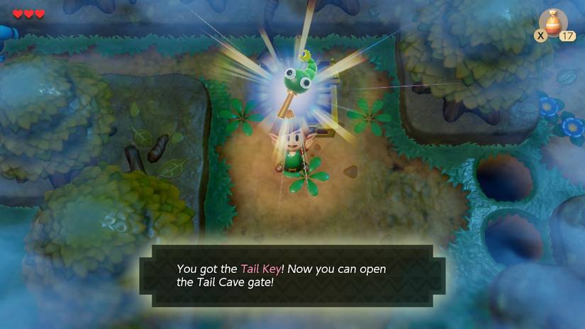 tail cave key zelda