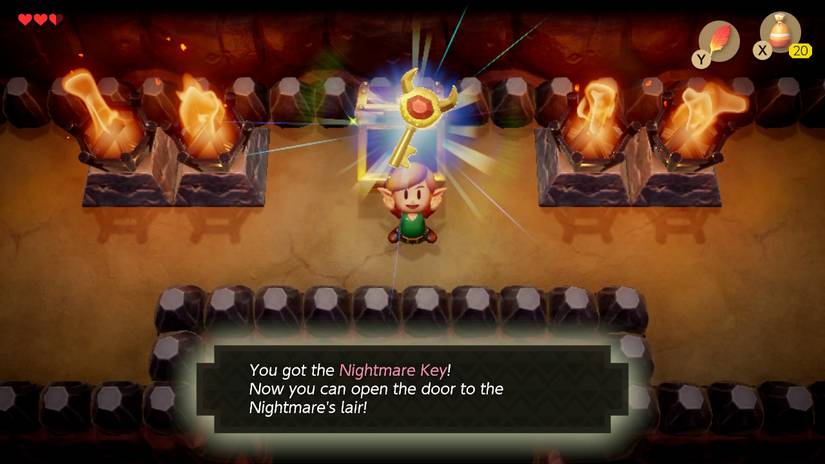 nightmare key nightmare lair zelda links awakening
