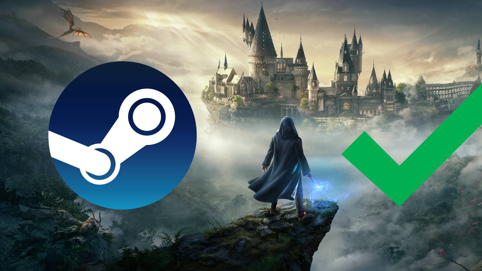 hogwarts legacy green check