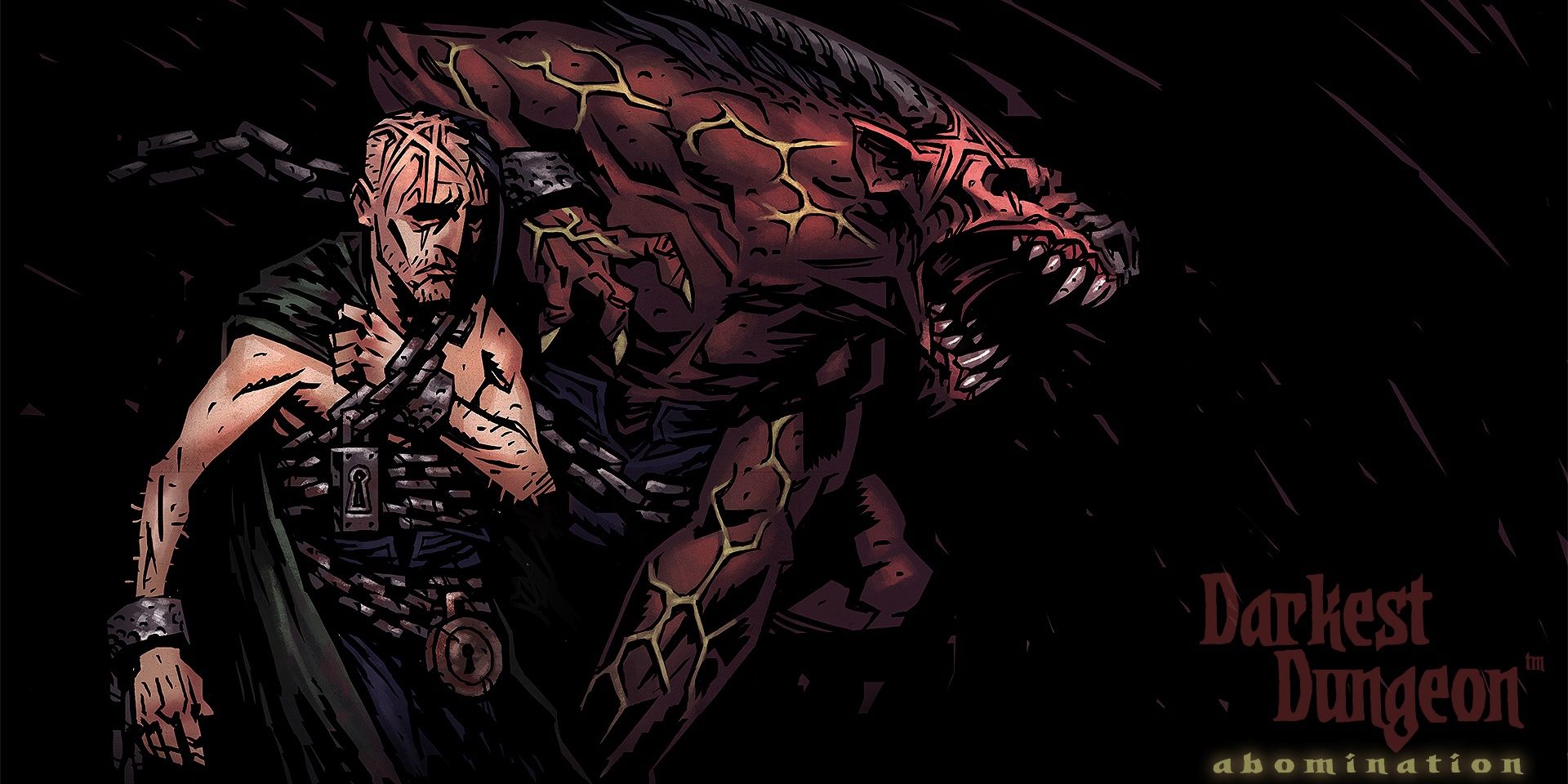 Red Hook Studio's official wallpaper for Darkest Dungeon's Abomination