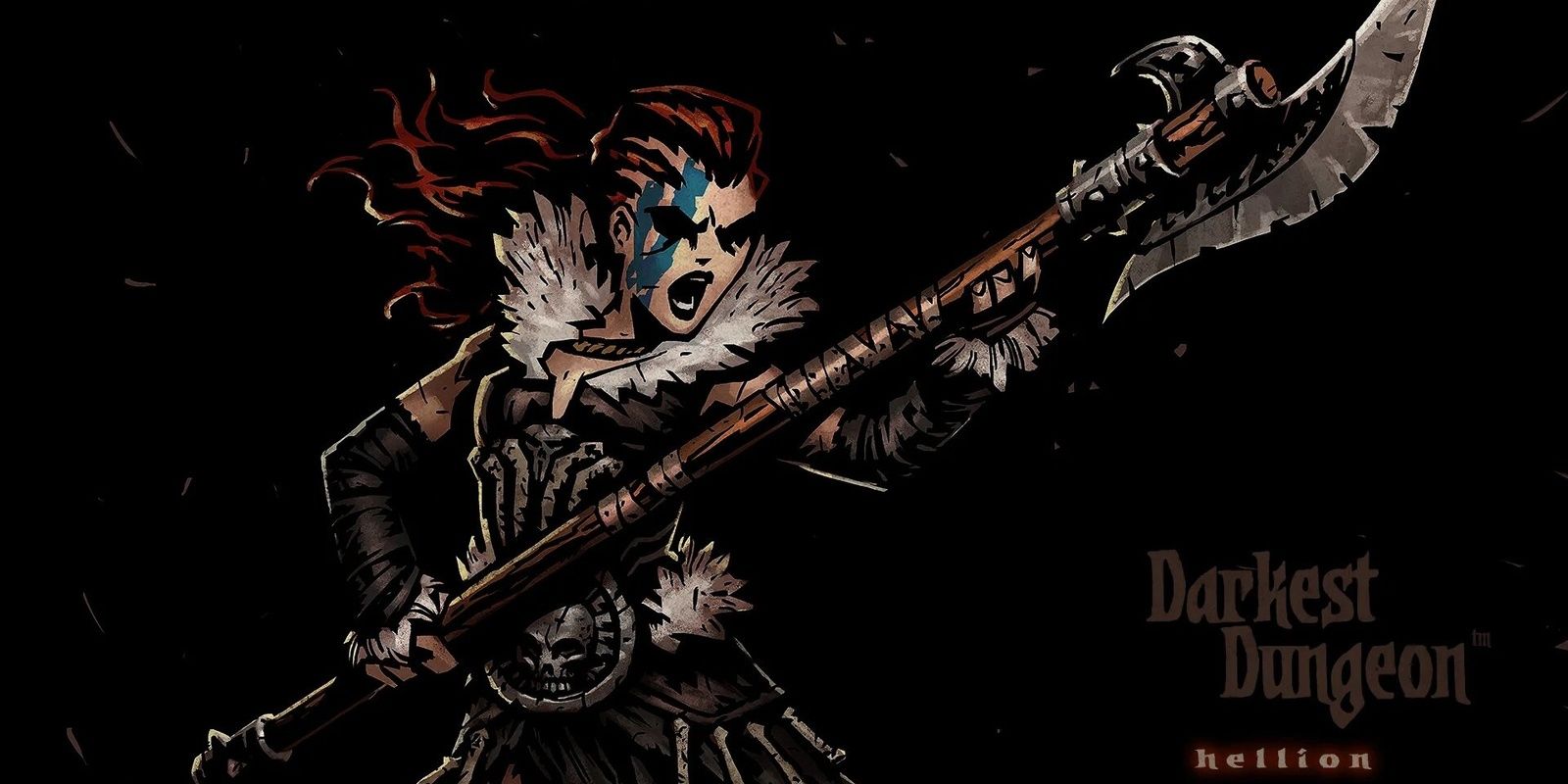 Red Hook Studio's official wallpaper for Darkest Dungeon's Hellion