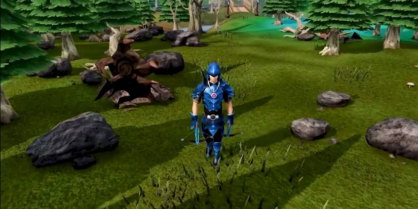 A player with a dual-crossbow build in RuneScape