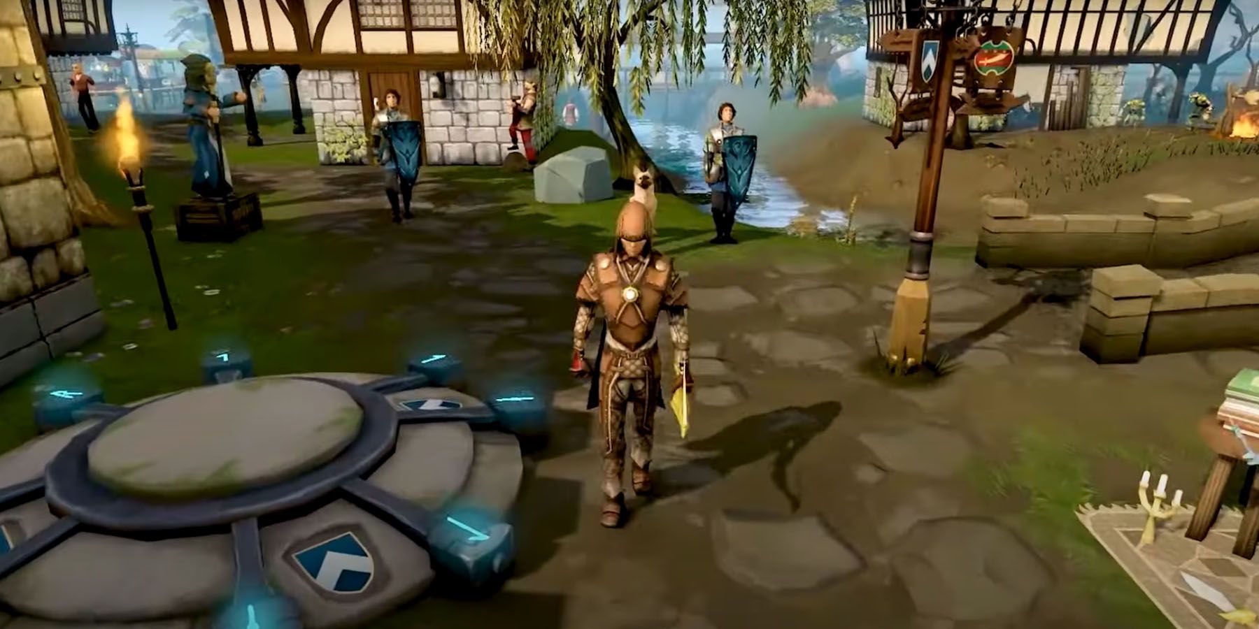 A player with a long-ranged build in RuneScape