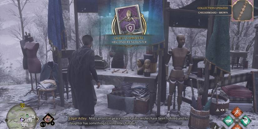 Completing the Absconder Encounter side quest in Hogwarts Legacy