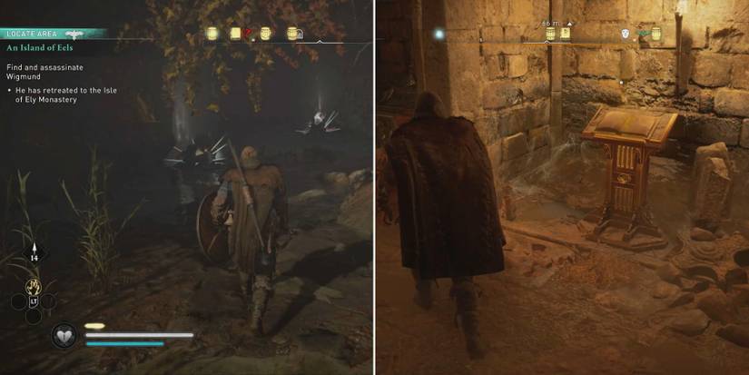 ac valhalla back entrance of monastery