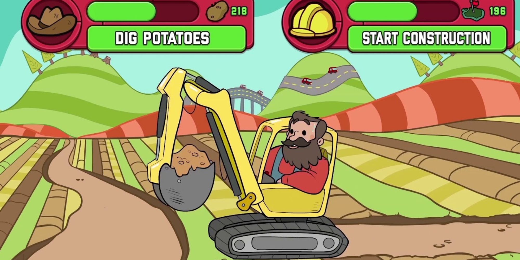 screenshot of mobile game adventure communist