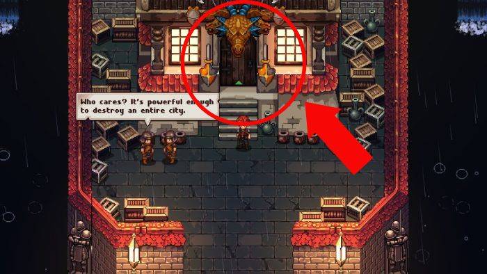 exterior of the adventurer's guild in chained echoes