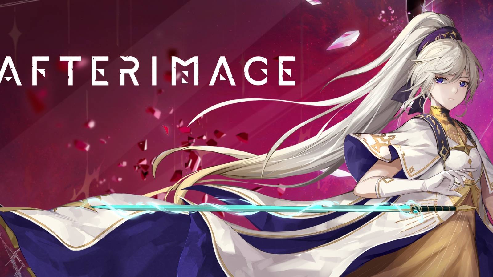 Afterimage metroidvania key art
