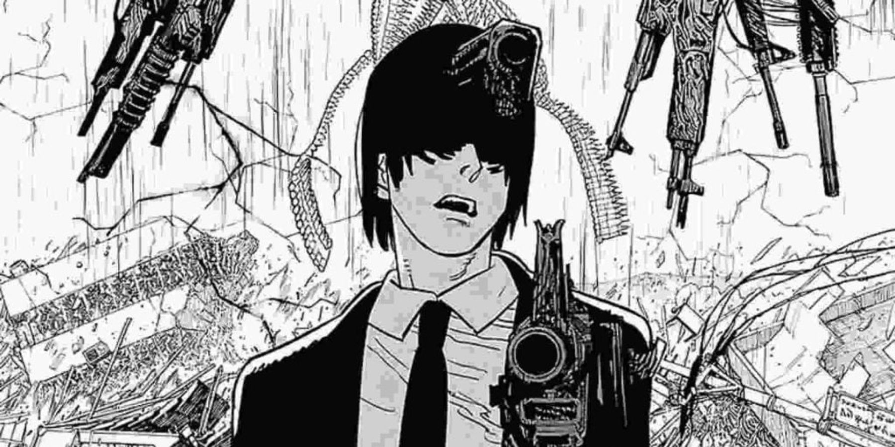 aki as a gun fiend in chainsaw man