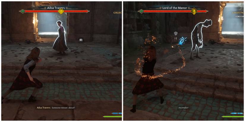 alisa travers and the lord of the manor in hogwarts legacy