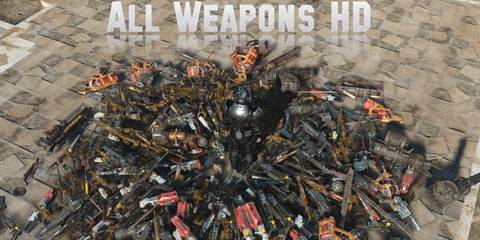 All Weapons HD mod in Fallout 4