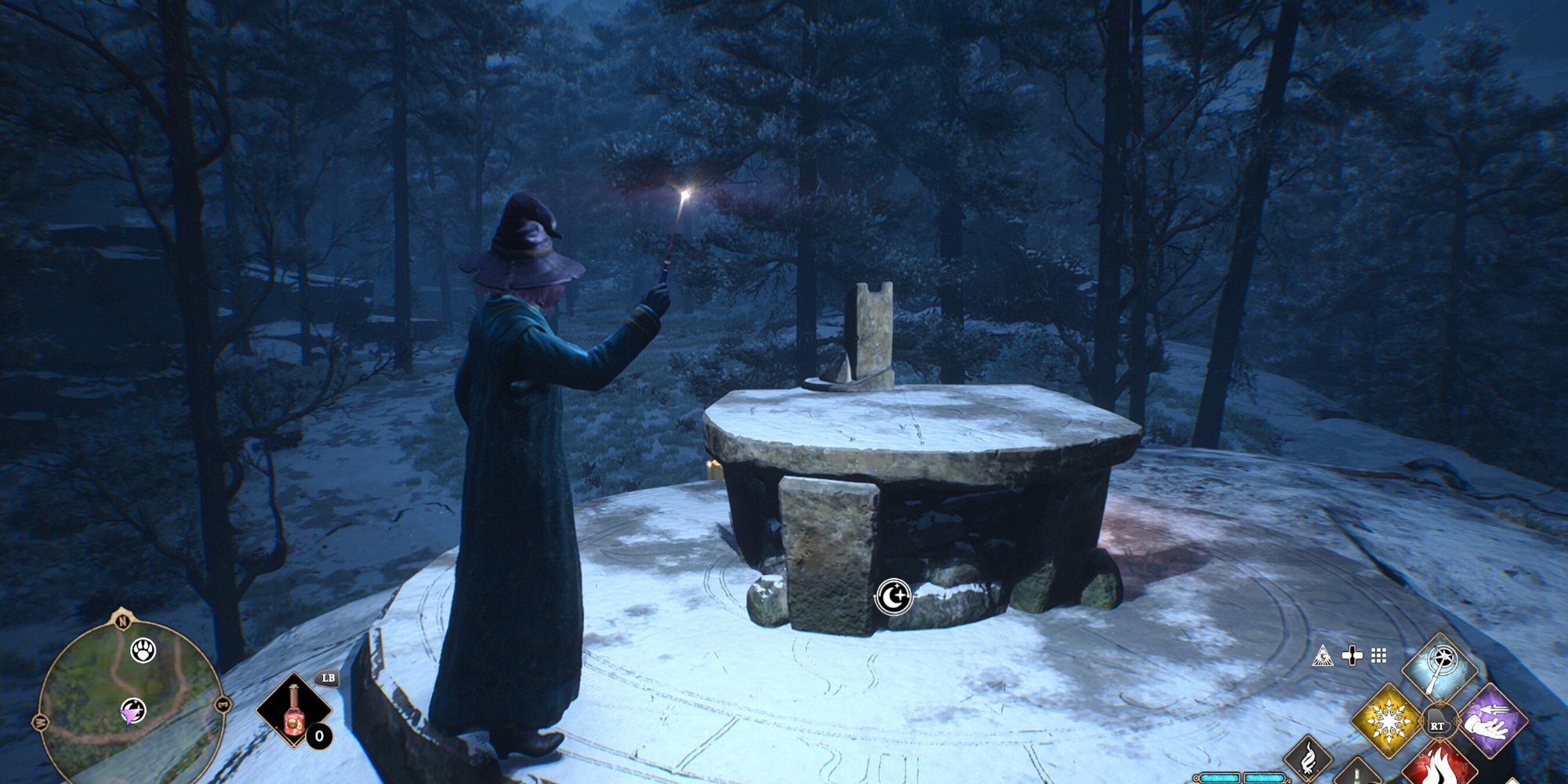 Astronomy Table location Forbidden Forest Hogwarts Legacy