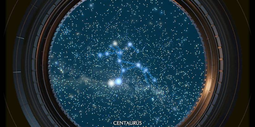 astronomy table telescope view centaurus constellation appearing Hogwarts Legacy