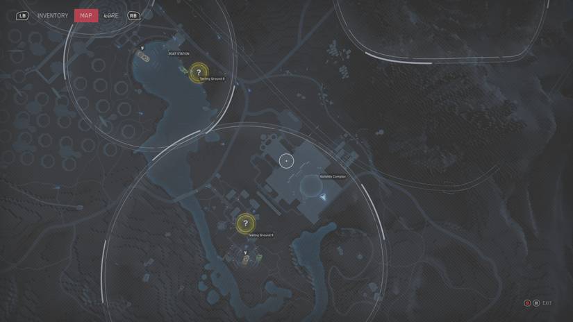 Hall of fame location on the map