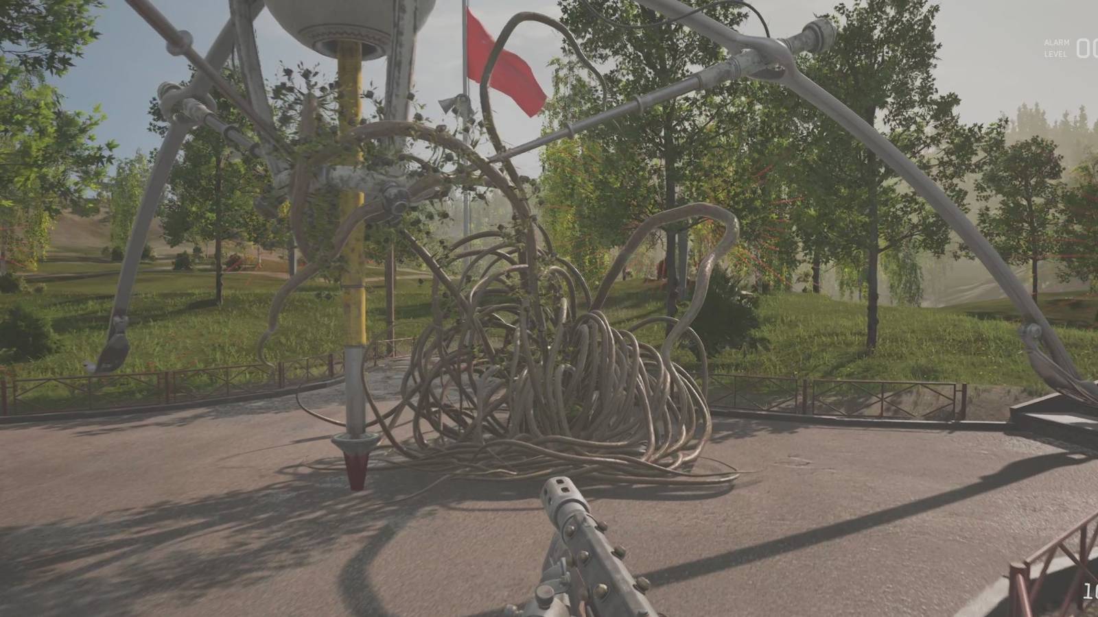 A HAWK tangled up near Training Grounds 9