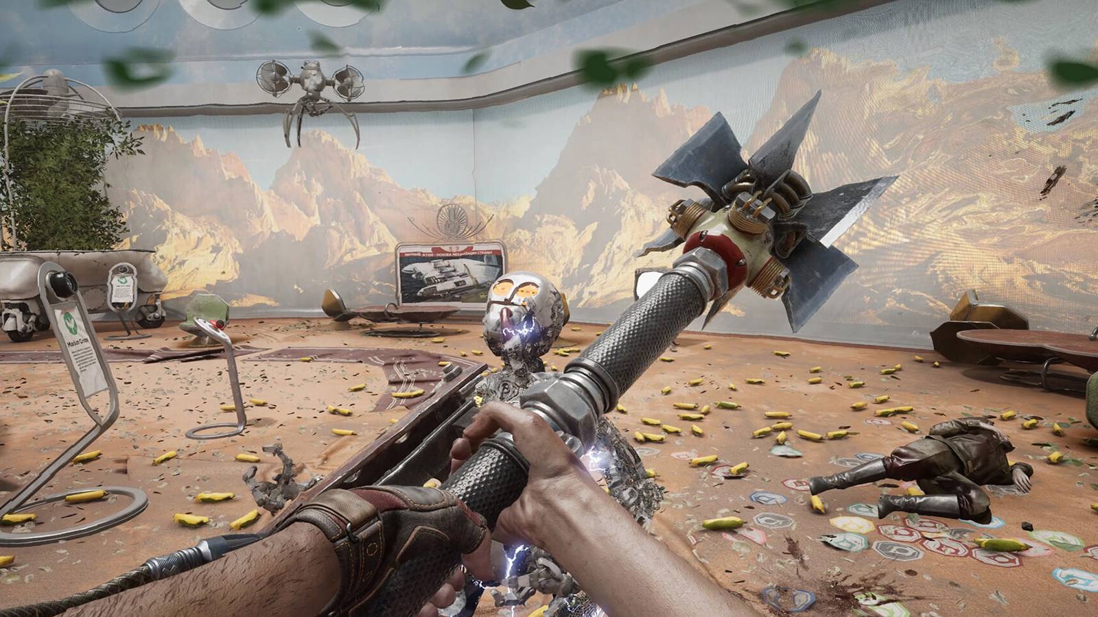 atomic heart snowball melee weaon