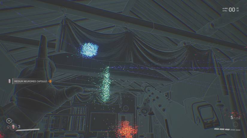 a terminal being scanned