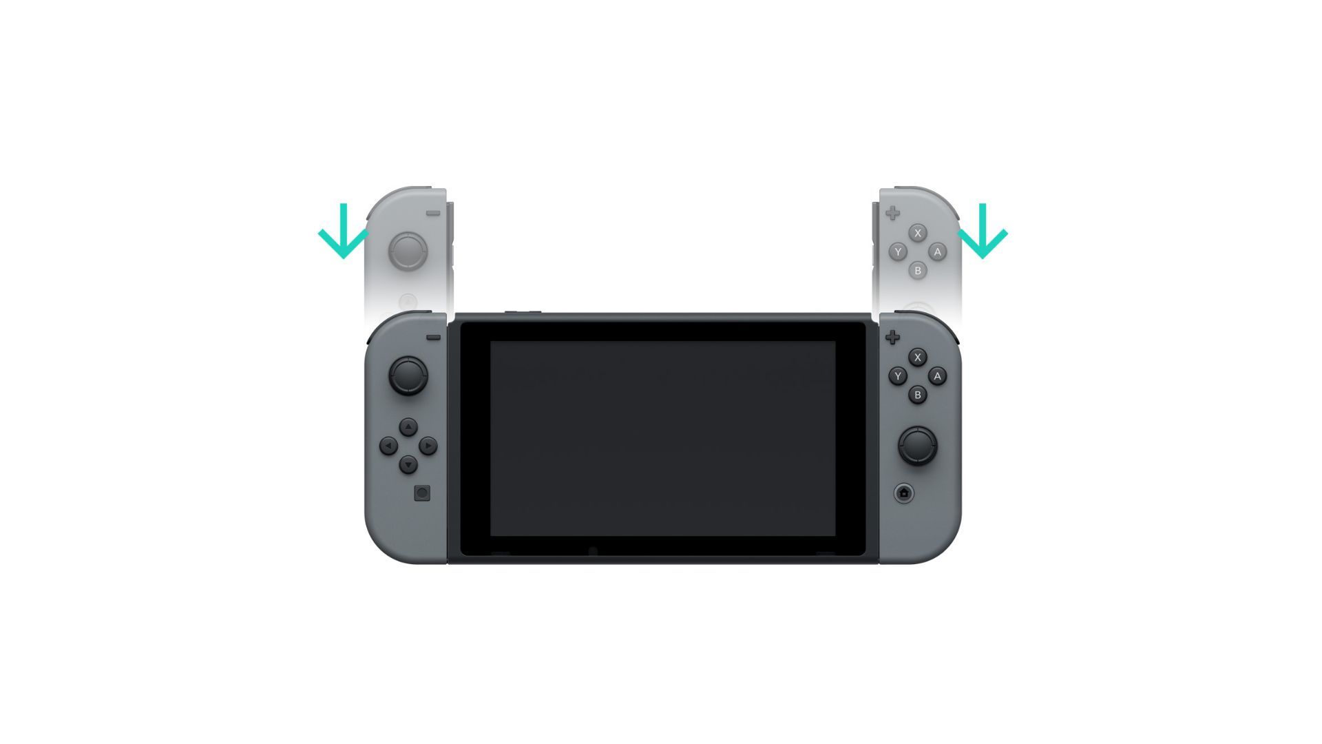 Attach the Nintendo Switch Joy-cons