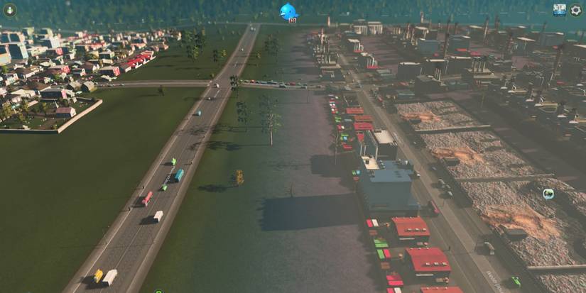 Cities: Skylines Avoiding Pollution