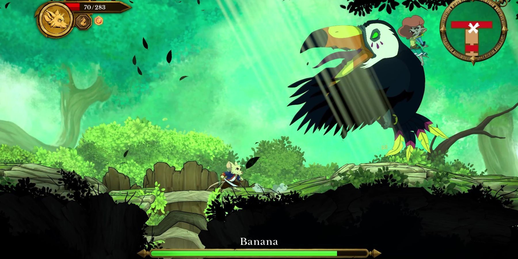 Banana boss battle Curse of the Sea Rats