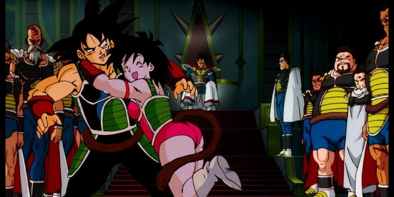 Bardock and gine in the dragon ball
