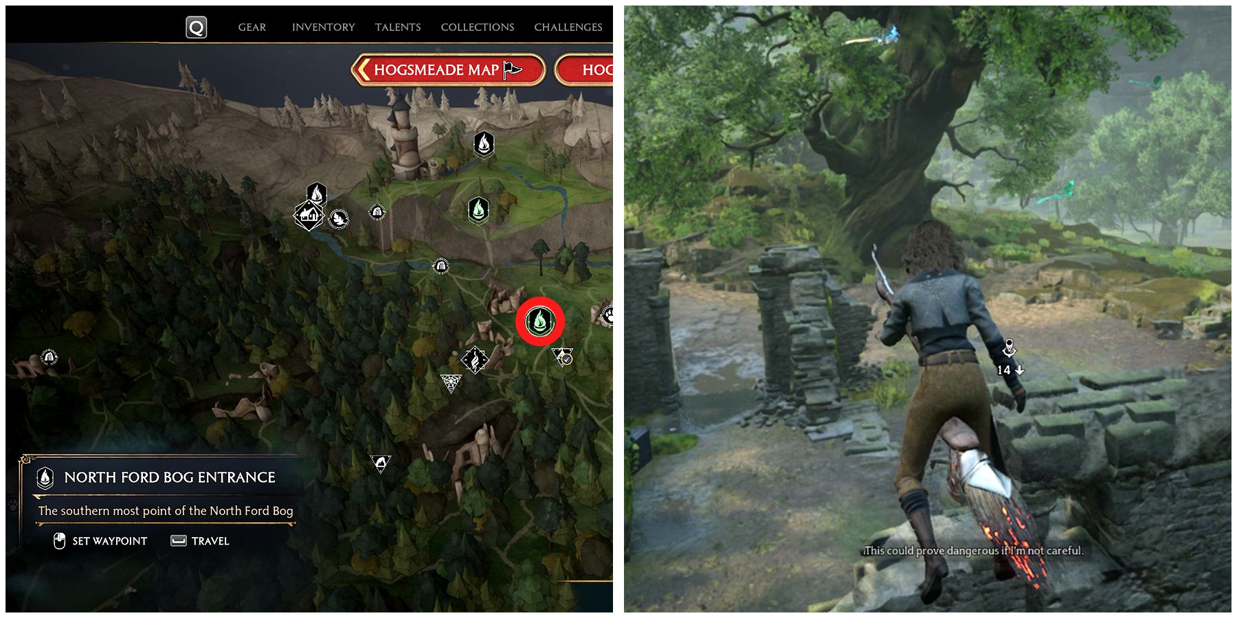 barldph beaumont location in hogwarts legacy