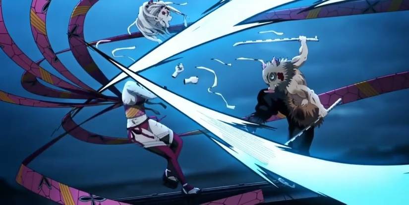 Beast Breathing's Sixth Fang - Palisade Bite in Demon Slayer