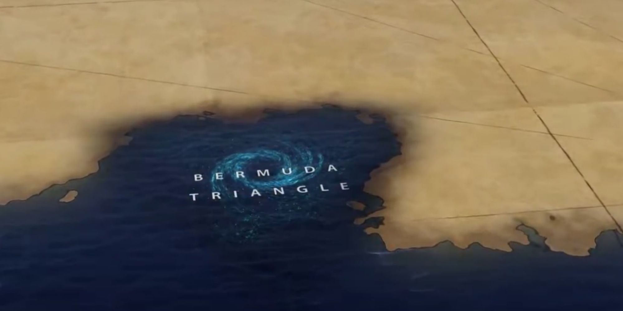 finding the bermuda triangle at the edge of the map