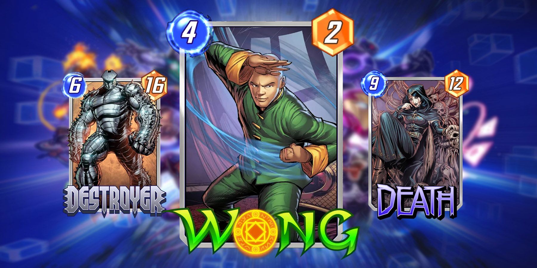 image showing three of the best pool 3 cards for infinite decks.