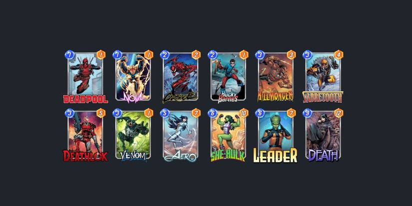 image showing the best pool 3 destroy deck in marvel snap.