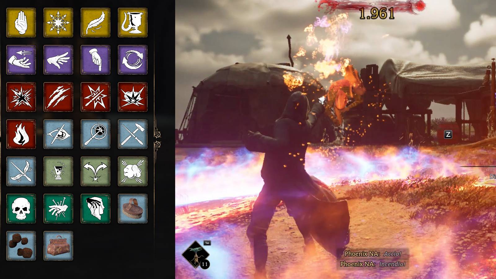 best spell loadouts in hogwarts legacy